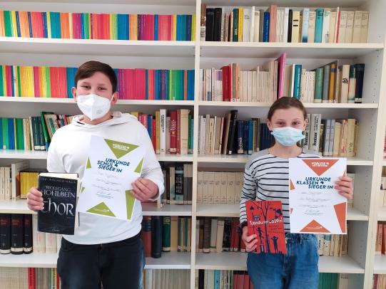 Vorlesewettbewerb 2021/2022 - Schulsieger gekürt!
