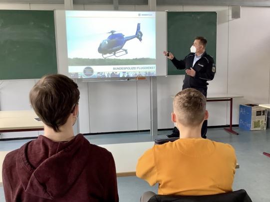 Berufsorientierung mit der Bundespolizei