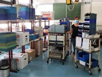 A104 wird zum Lagerraum