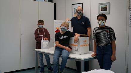 Desinfektionsmittel-Spende